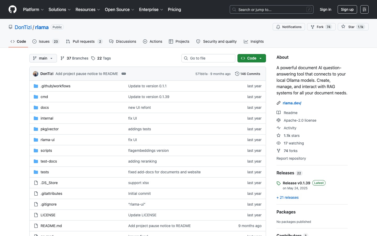 RLama — RAG without the cloud tax